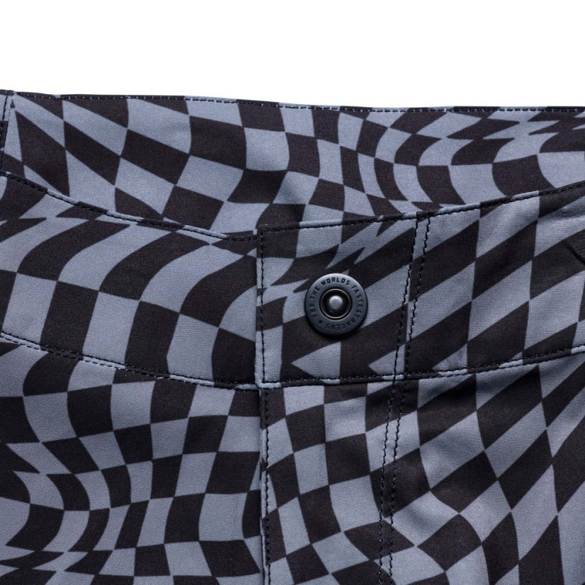 TLD DÁMSKÉ KALHOTY LILIUM TWISTED CHECKERS BLACK (27251600) - Veľkosť: XS