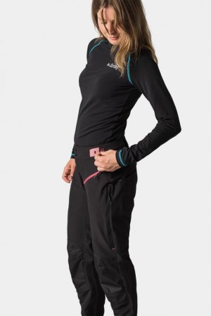 Dámske cyklistické nohavice Dirtlej Trailscout Long Flex Ladies - Veľkosť: XL