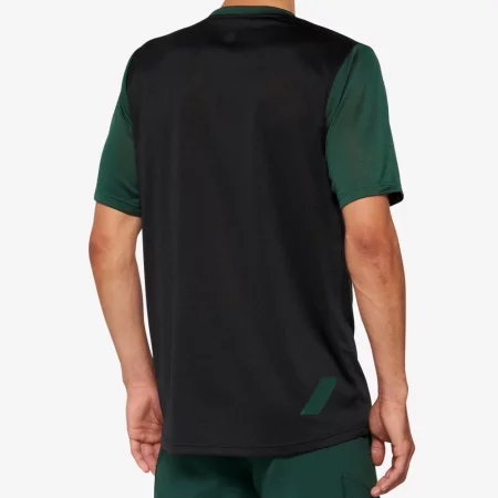 100% dres RIDECAMP krátký rukáv - zelený - Velikost: XL