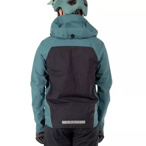 LEATT nepremokavá bunda MTB HydraDri 5.0 Teal - Varianta: S / US38 / EU48