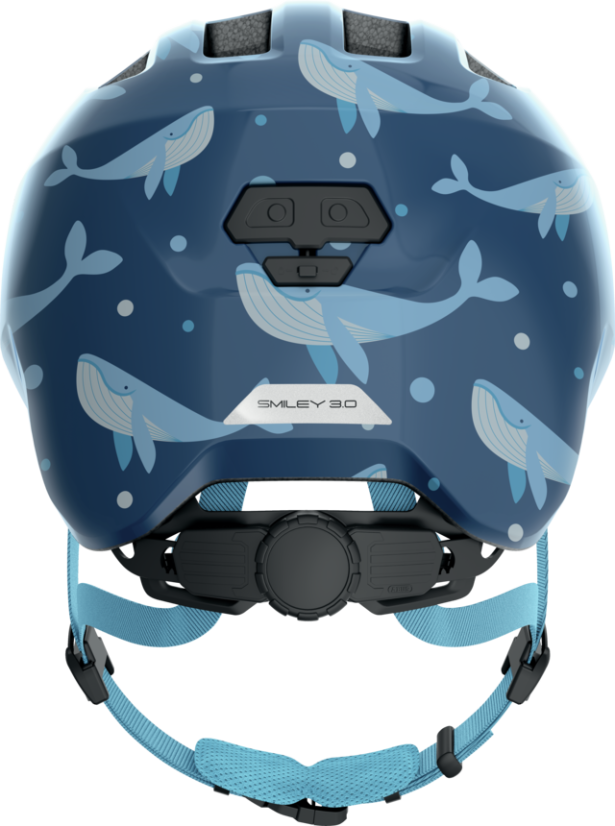 Dětská cyklistická helma Abus Smiley 3.0 Blue Whale - modrá