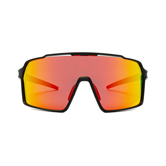 Cyklistické okuliare Horsefeathers Neutron - matt black/mirror red