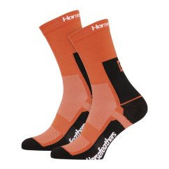 Cyklistické ponožky Horsefeathers Cadence Long Socks - burnt orange