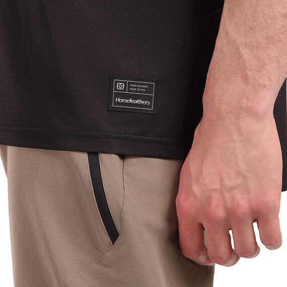 Pánsky cyklistický dres Horsefeathers Quantum  - krátky rukáv, doodle