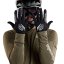 TLD RUKAVICE AIR MONO BLACK (44693101) - Velikost: S