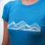 SENSOR MERINO ACTIVE MOUNTAINS dámské triko kr.rukáv modrá L - Barva: modrá, Velikost: L