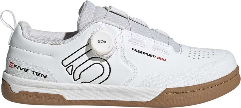 Cyklistické boty Five Ten Freerider PRO BOA White / Black / Red