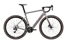 Gravel elektrobicykel RIDLEY E-GRIFN GRX600 Battleship Grey Metallic/Candy Red Metallic