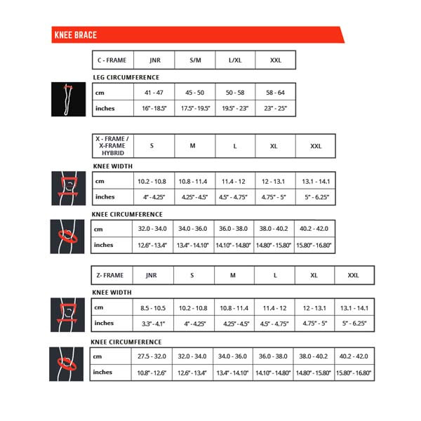 Leatt chrániče kolien orteza Knee Brace Z-Frame Junior (pár) - Varianta: XL