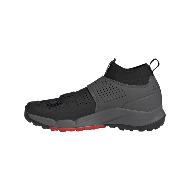 Cyklistické topánky Five Ten Trailcross Pro Clip-In SPD dámske Grey Five / Core Black / Red