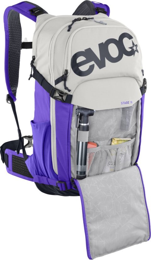 Cyklistický batoh Evoc Stage 18 Sand Sand Violet