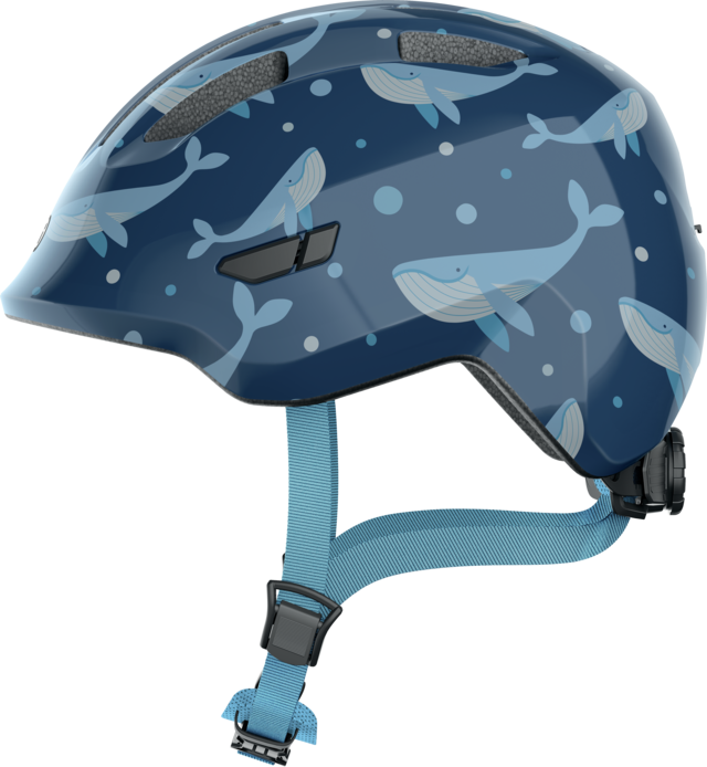 Dětská cyklistická helma Abus Smiley 3.0 Blue Whale - modrá