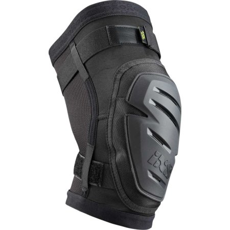 Hack Race knee guards, black, M - Velikost: XXL