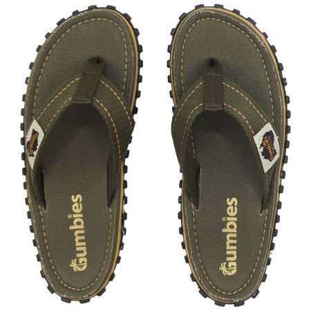 Žabky Gumbies Classic Khaki - zelené