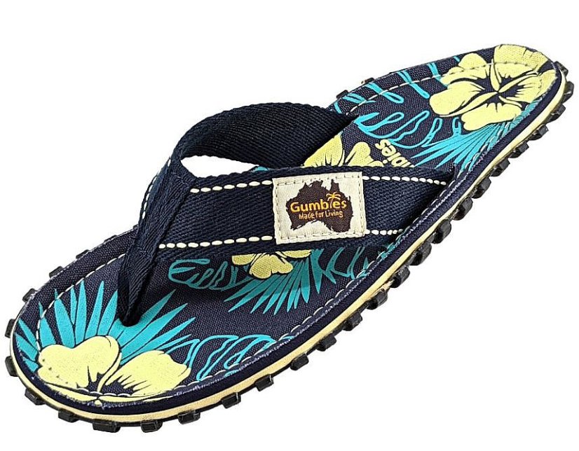 Žabky Gumbies Classic Blue Hibiscus