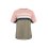 Dámsky cyklistický dres Horsefeathers Quantum  - krátky rukáv, lotus/taupe (ružovo-hnedá)
