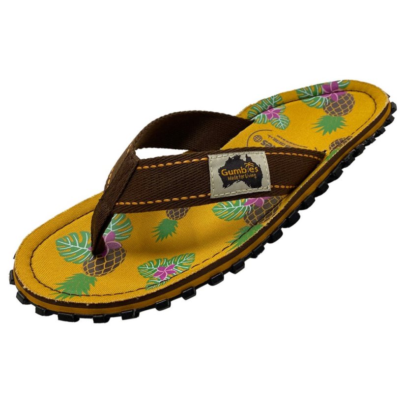 Žabky Gumbies Tropical Punch - žluté